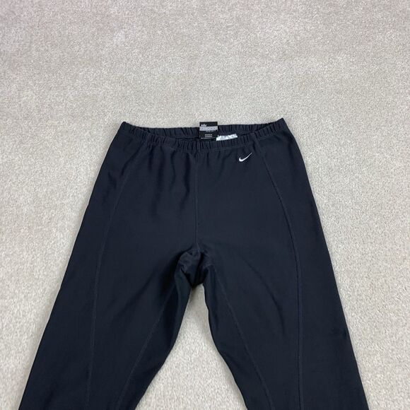 Nike Womens Medium 8-10 Alpha Project Black Run Training Workout Leggings - Picture 2 of 14